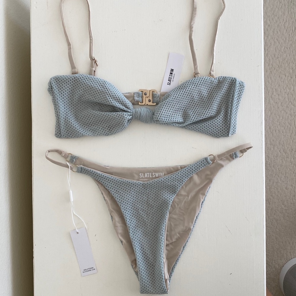 Slate swim bikini in glacier